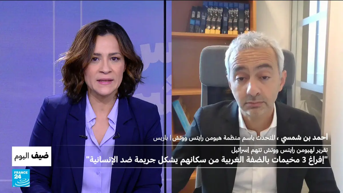 ضيف اليوم - هيومن رايتس ووتش تتهم إسرائيل بارتكاب جرائم حرب بعد إبعاد آلاف الفلسطينيين من مخيمات بالضفة الغربية
