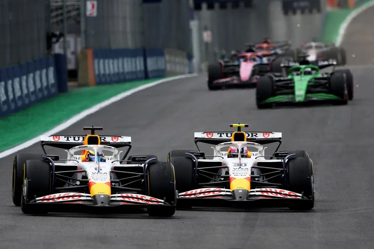 Isack Hadjar &lsquo;immediately apologised&rsquo; to Liam Lawson for F1 Brazil GP clash