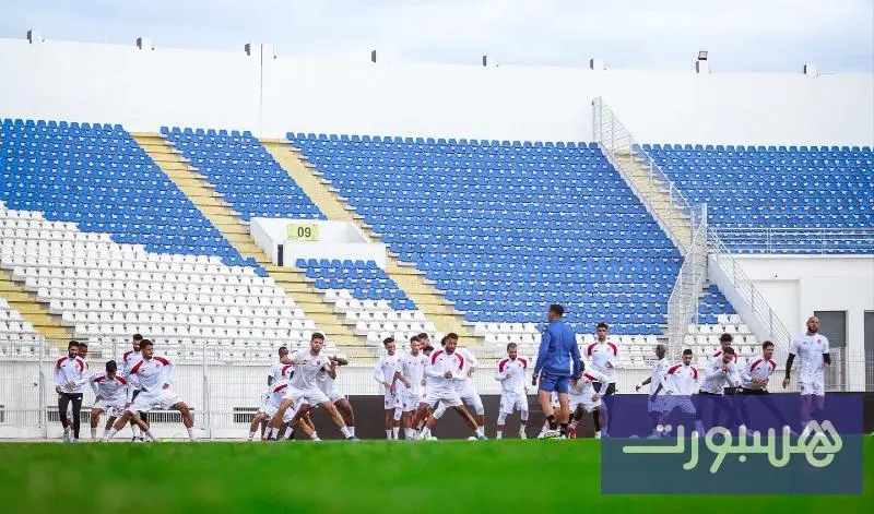 حصة تدريبية للوداد بالعربي الزاولي