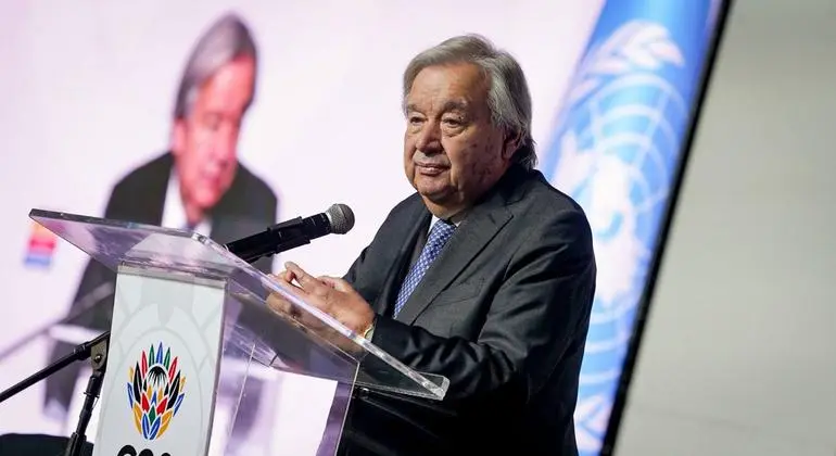 الأمين العام يوجه 3 مطالب لقادة مجموعة العشرين: "حان وقت القيادة والبصيرة"