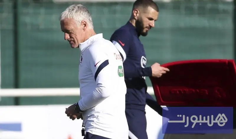 ديشامب يكشف سبب استبعاد بنزيما