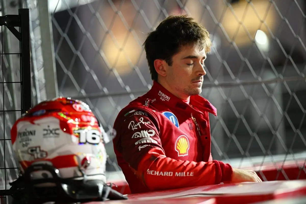 Charles Leclerc explains Ferrari&rsquo;s wet-weather nightmare in Las Vegas GP qualifying