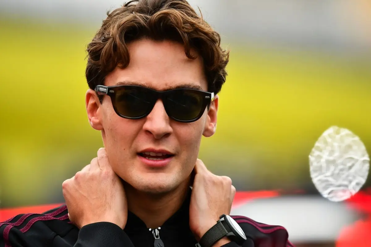 George Russell beats AI-controlled Mercedes in MrBeast mega-racing challenge