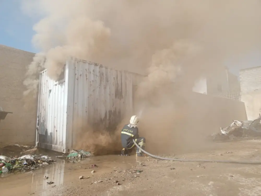 الدفاع المدني: الاستجابة لـ 17 حريقاً في يوم واحد
