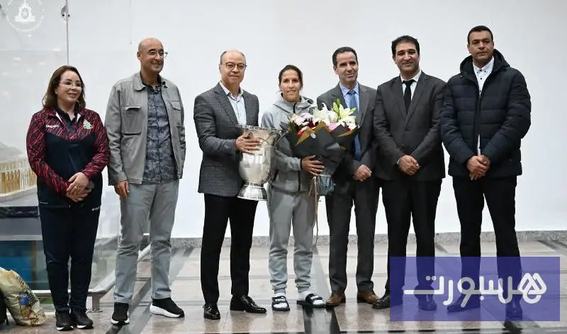 إدارة نادي الجيش تستقبل بطلات إفريقيا