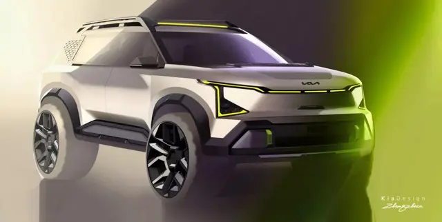 كيا EV5 ويكندر الاختبارية جاهزة للإنتاج بروح مستقبلية