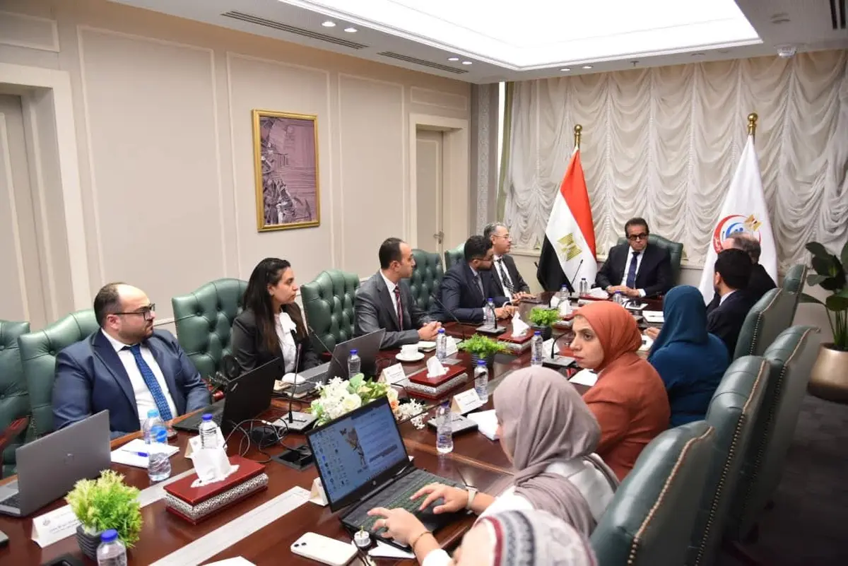 وزير الصحة يبحث مع «E-Health» و«Link Development» إطلاق المنصة الموحدة للمبادرات الرئاسية الصحية