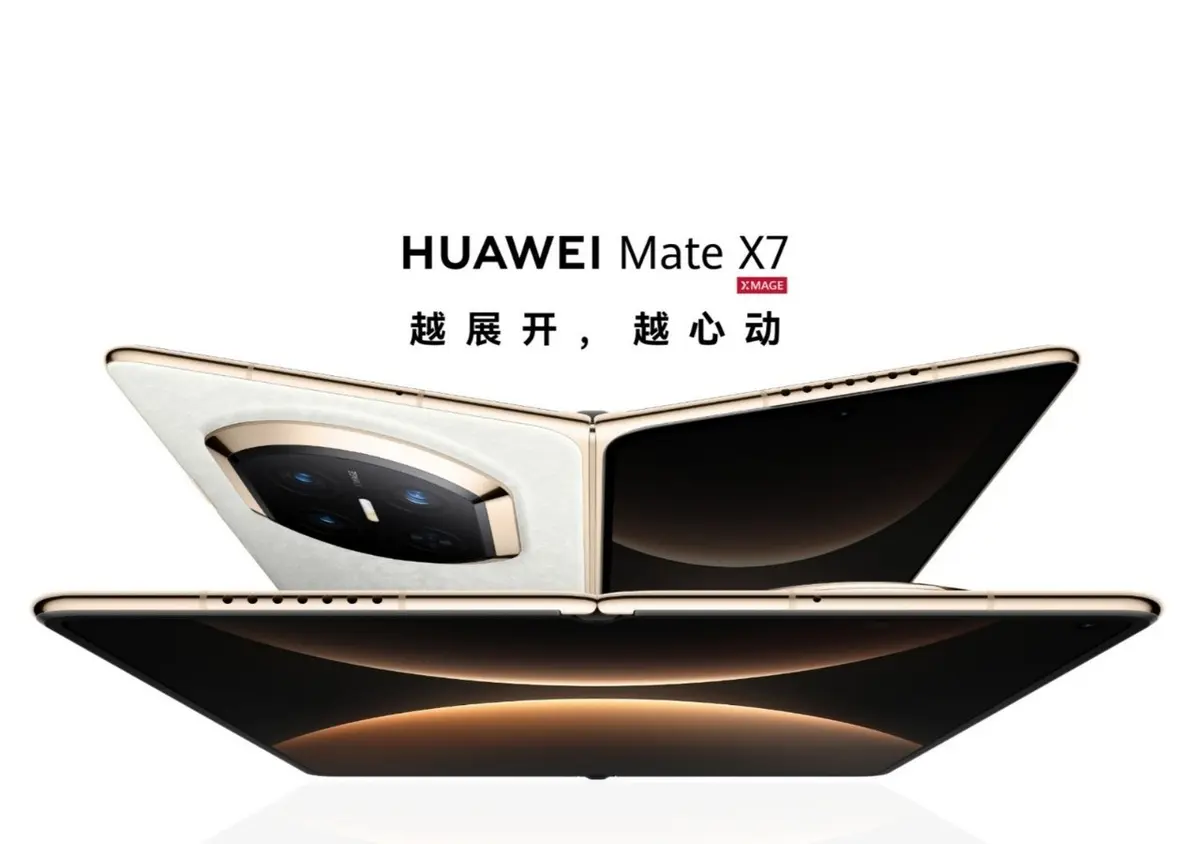 هواوي تتجاوز حاجز 10 ملايين هاتف قابل للطي وتكشف عن Mate X7 الجديد