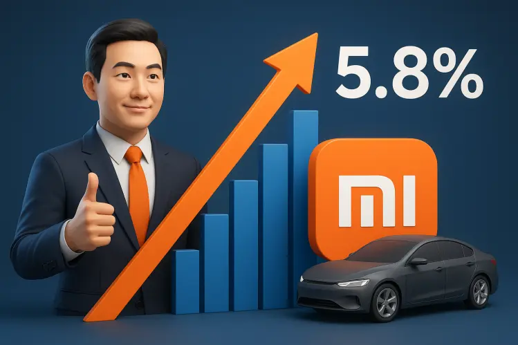 ثقة المؤسس تشعل سهم شاومي.. قفزة 5.8% مدعومة بمراهنات السيارات