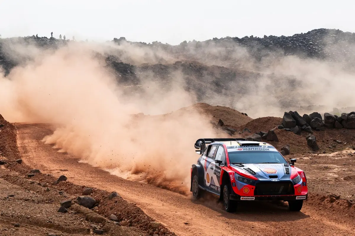 WRC Rally Saudi Arabia: Ott Tanak leads, Sebastien Ogier edges title rival Elfyn Evans after SS1