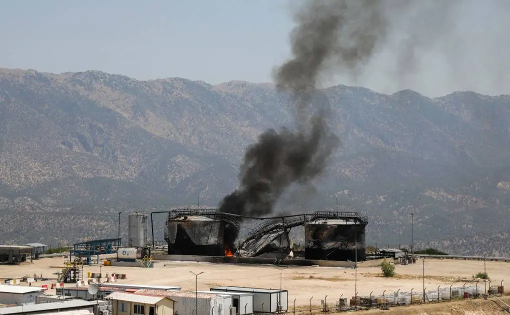 فتح تحقيق في هجوم على حقل غاز بكردستان العراق