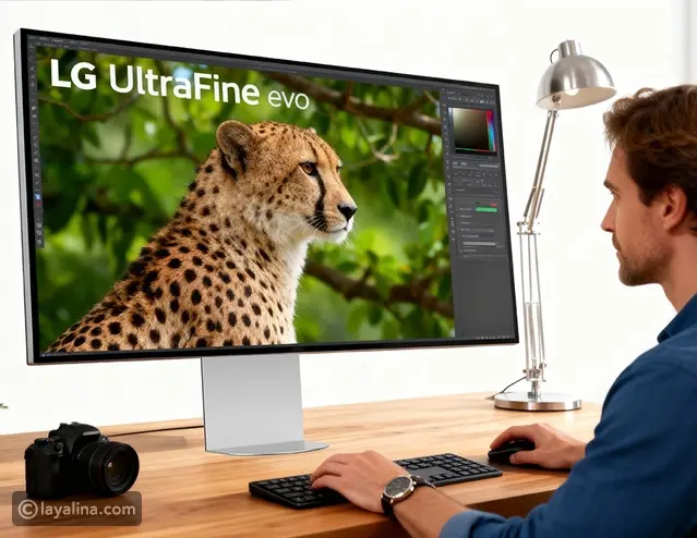 شاشة LG UltraFine™ evo 6K: عصر جديد من الوضوح والقوة