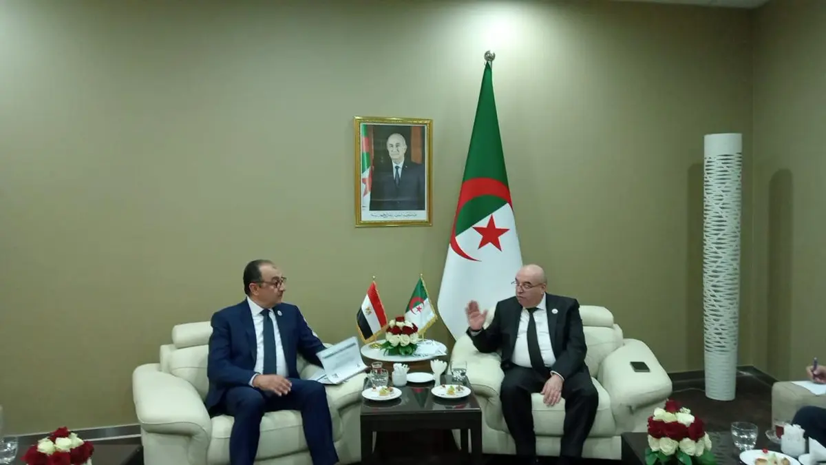 وزير قطاع الأعمال يلتقي وزيري الصناعة الصيدلانية والصحة الجزائريين لبحث التعاون الدوائي وتبادل التكنولوجيا