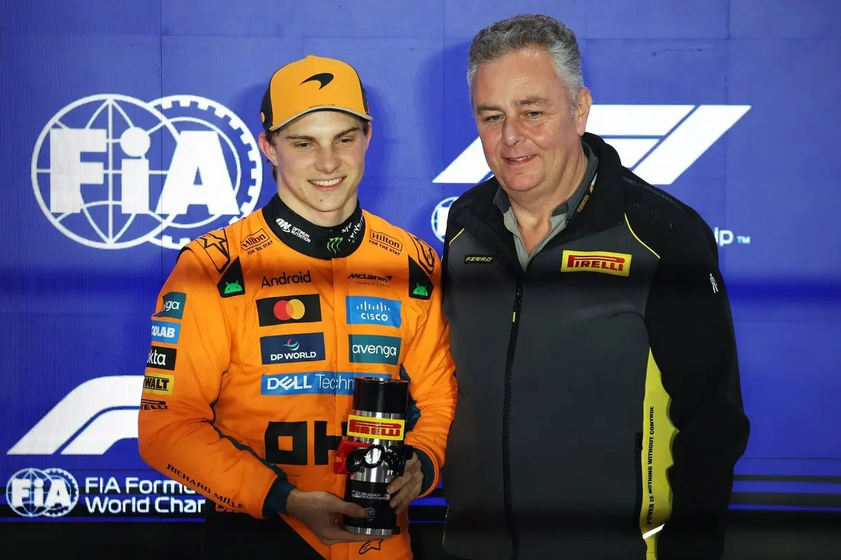 The starting grid for the 2025 F1 Qatar GP sprint race