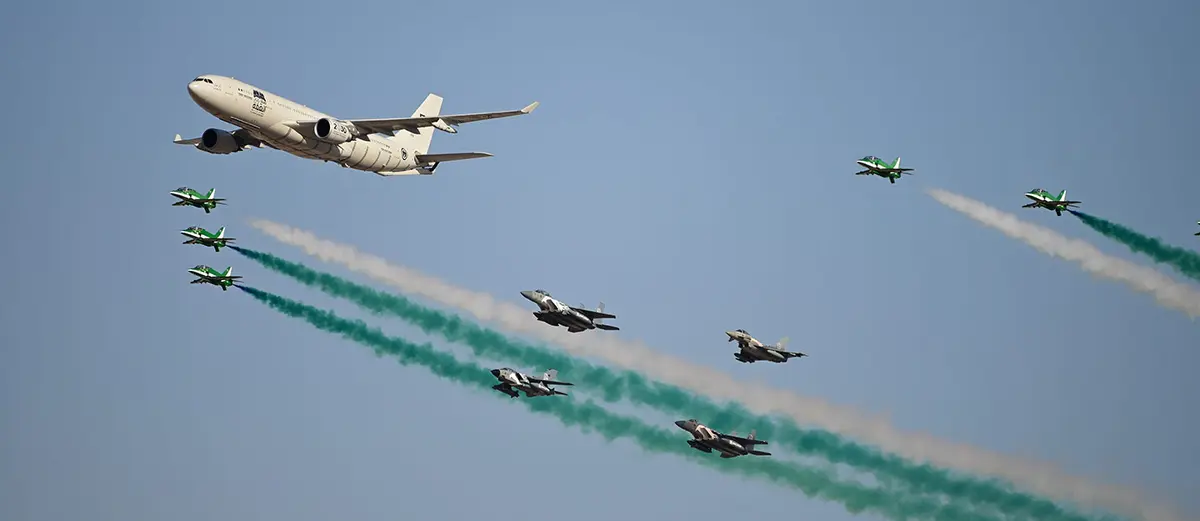 إقبال قياسي على معرض الطيران يعزز العوائد الاقتصادية للفعاليات الجوية بالمملكة