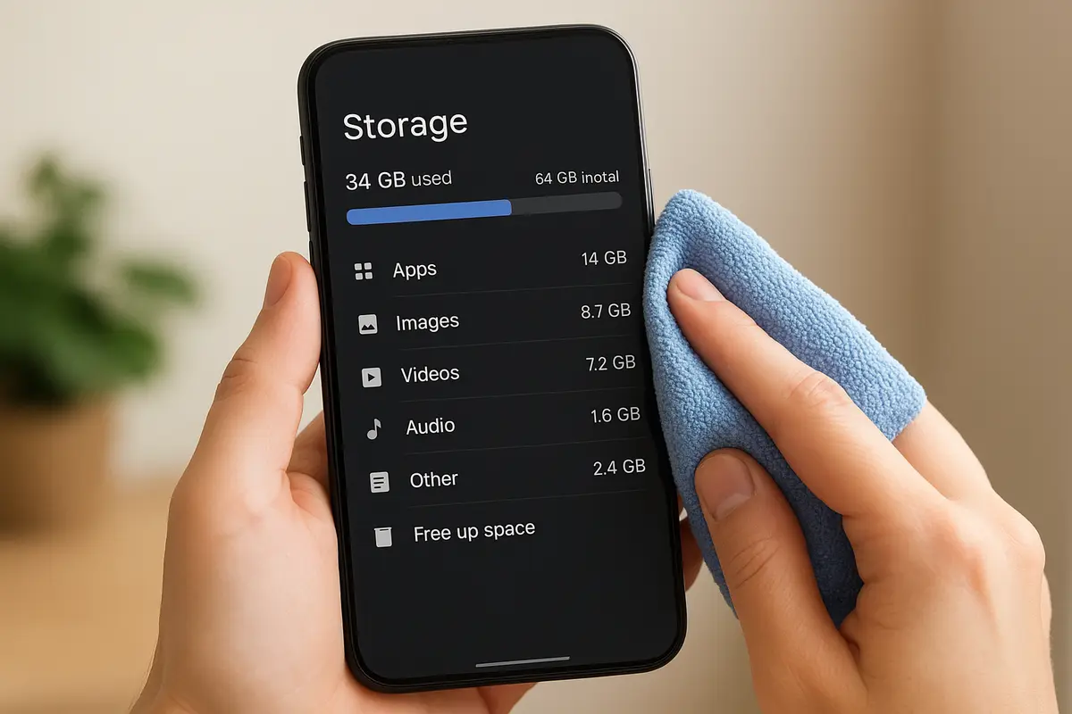 كيف تنظّف ذاكرة هاتفك بدون حذف ملفات مهمة