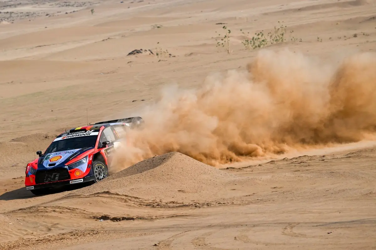WRC Saudi Arabia: Thierry Neuville wins chaotic finale as Sebastien Ogier claims ninth title