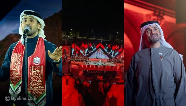 أبرز لقطات حفل حسين الجسمي وفؤاد عبدالواحد في مدرج خورفكان بمناسبة عيد الاتحاد