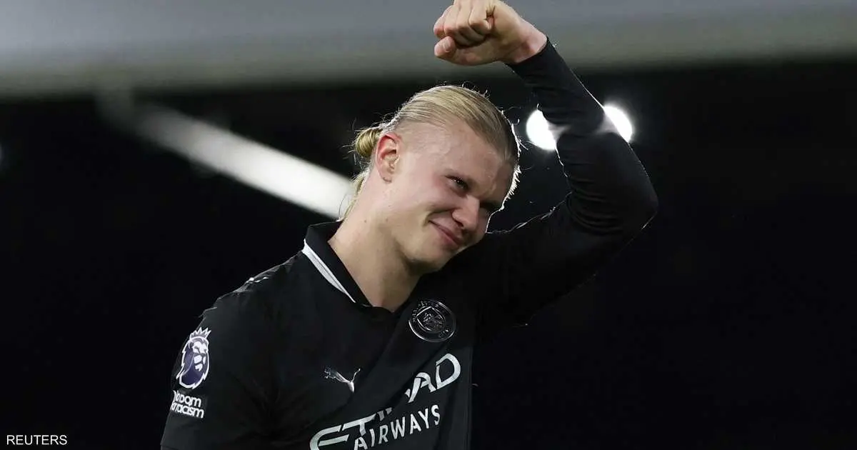 هالاند يحطم رقما قياسيا في فوز مانشستر سيتي على فولهام