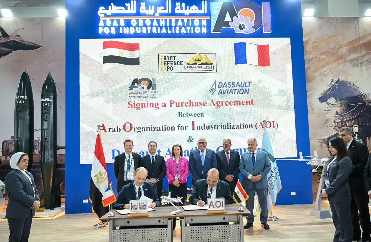 مصر توقع عقدًا مع “داسو” الفرنسية لتعزيز التعاون في الصناعات الدفاعية