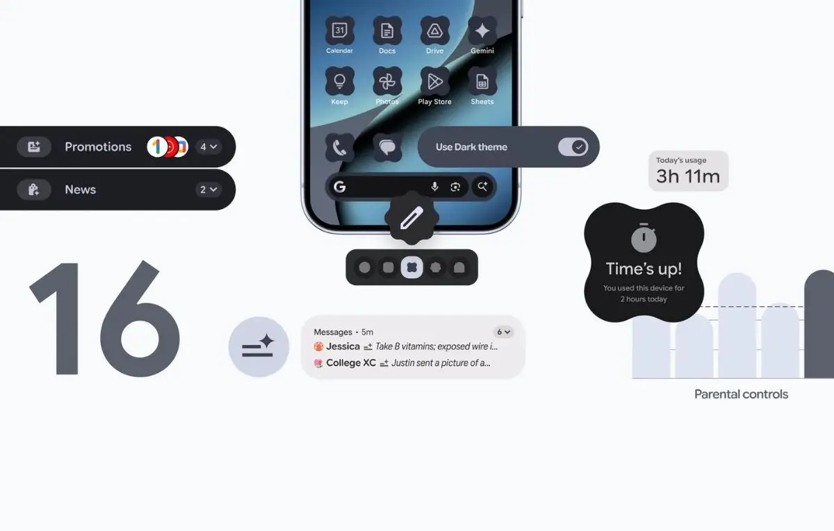 ملخصات ذكية وخيارات تخصيص.. أبرز ما تقدمه جوجل في تحديث أندرويد 16 الجديد