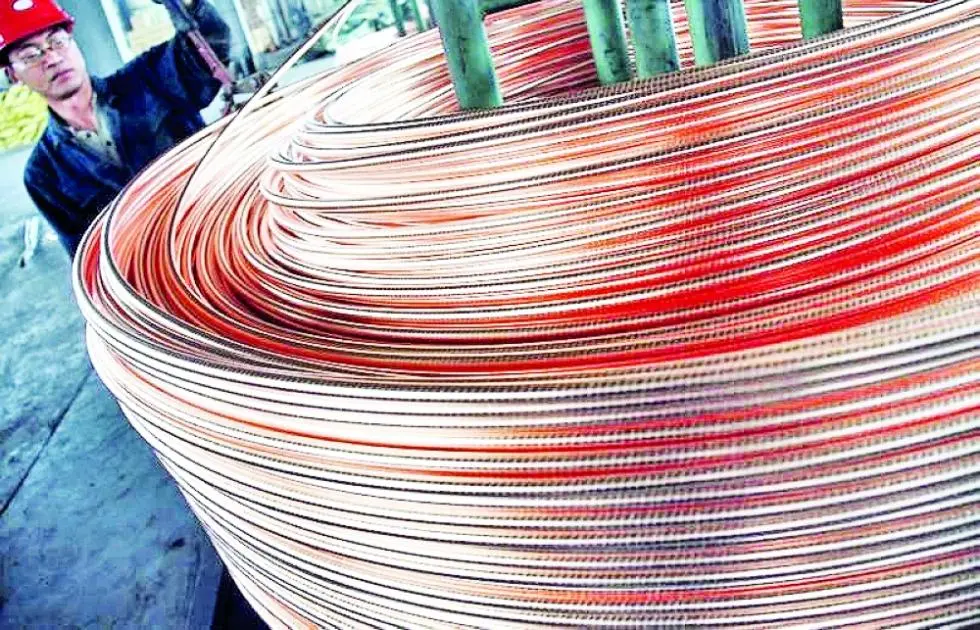 النحاس يقفز 2.5% ويقترب من 13 ألف دولار للطن في شنغهاي