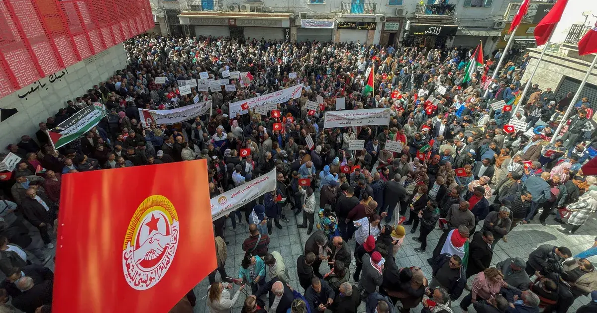 تونس.. اتحاد الشغل يعلن إضراباً عاماً وطنياً في 21 يناير