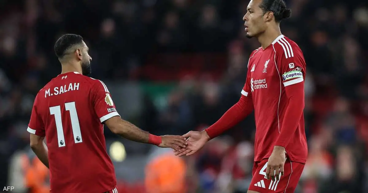 "رسالة غامضة" من فان دايك بشأن محمد صلاح