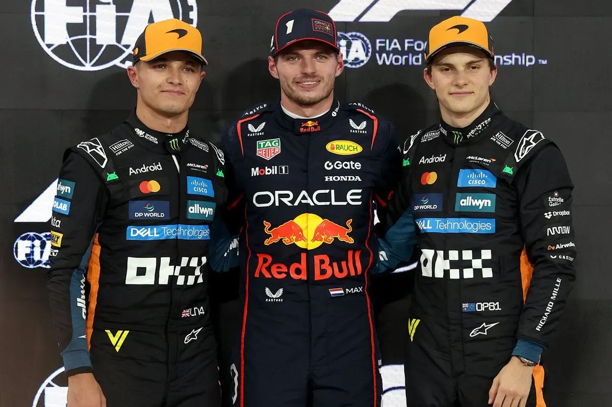 Here's the starting grid for F1's 2025 Abu Dhabi GP