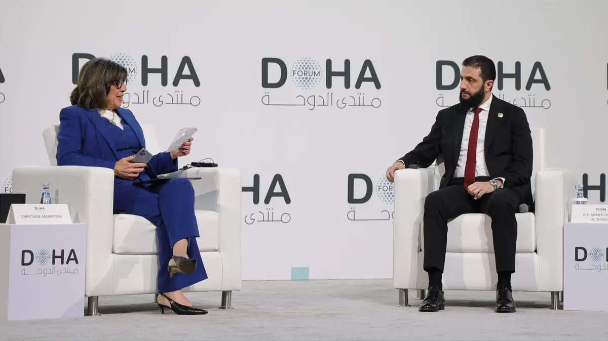 الرئيس الشرع من منتدى الدوحة.. سوريا تخوض مفاوضات مع إسرائيل للانسحاب لما قبل 8 كانون الأول