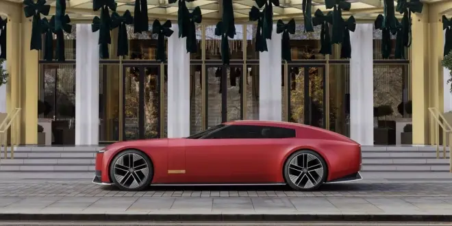 جاغوار تحتفل بذكرى تأسيسها بتقديم Type 00 باللون الأحمر المطفي في شوارع لندن