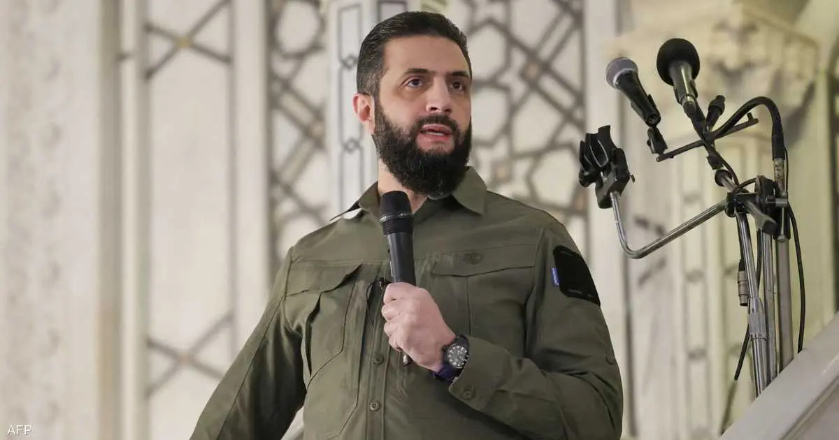 الشرع يتحدث عن العلاقات مع مصر والعراق