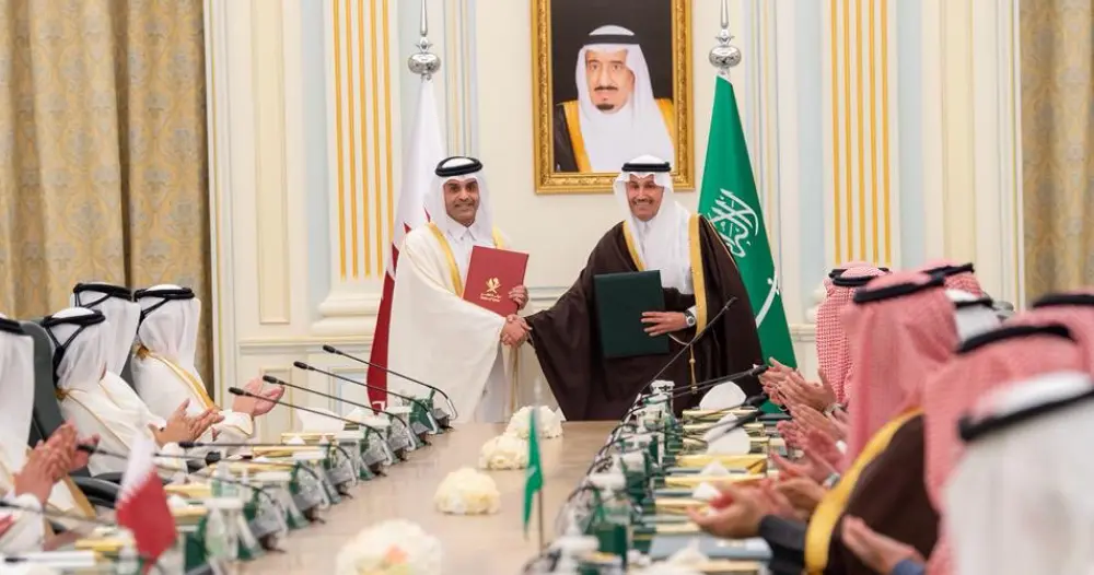 توقيع اتفاقية تنفيذ مشروع قطار كهربائي سريع بين الرياض والدوحة