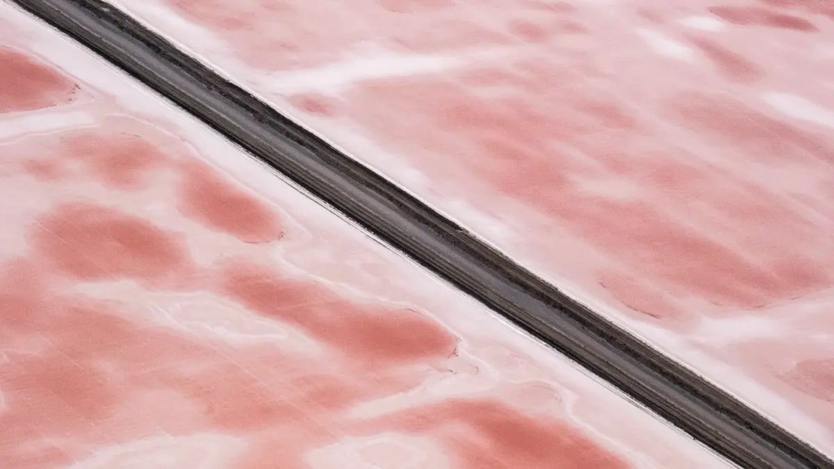 مصور يوثق مشاهد حالمة لبحيرات وردية اللون في فرنسا