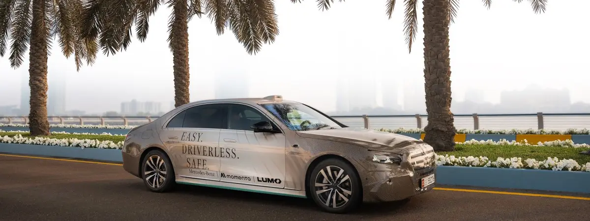 “مرسيدس” تتعاون مع “لومو” الإماراتية لإطلاق “روبوتاكسي” في أبوظبي