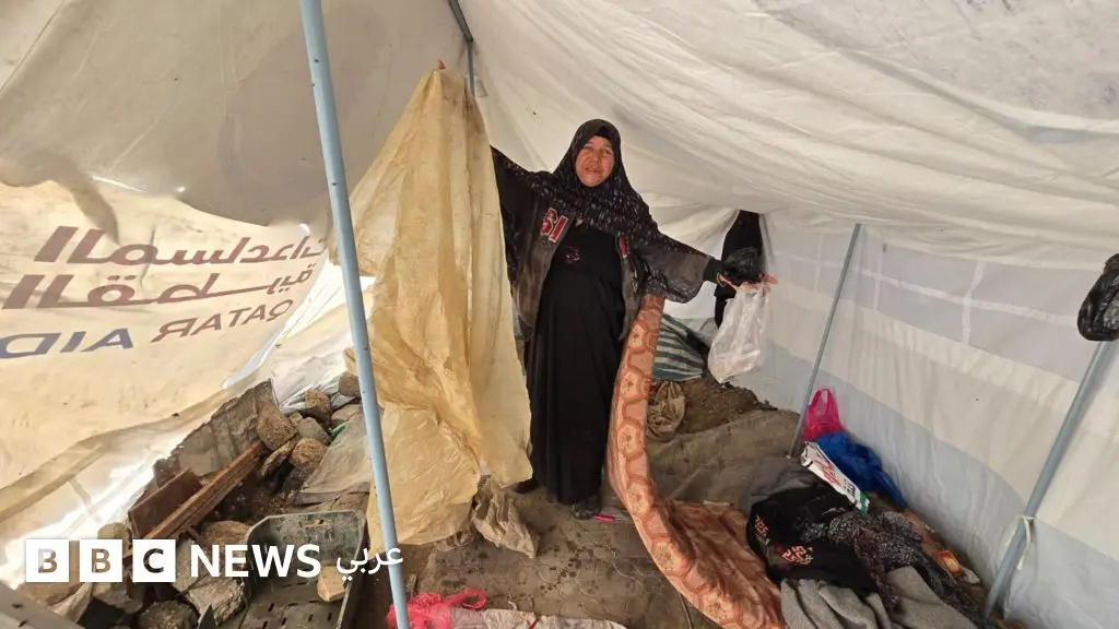 غزة: الشتاء يحول وسط المدينة إلى مستنقعات