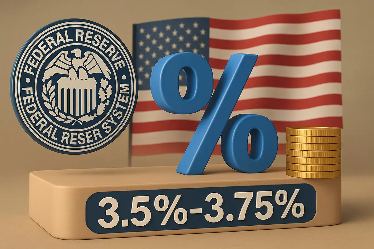 الفيدرالي الأمريكي يخفض الفائدة إلى نطاق 3.5% – 3.75% لدعم الاقتصاد وسوق العمل