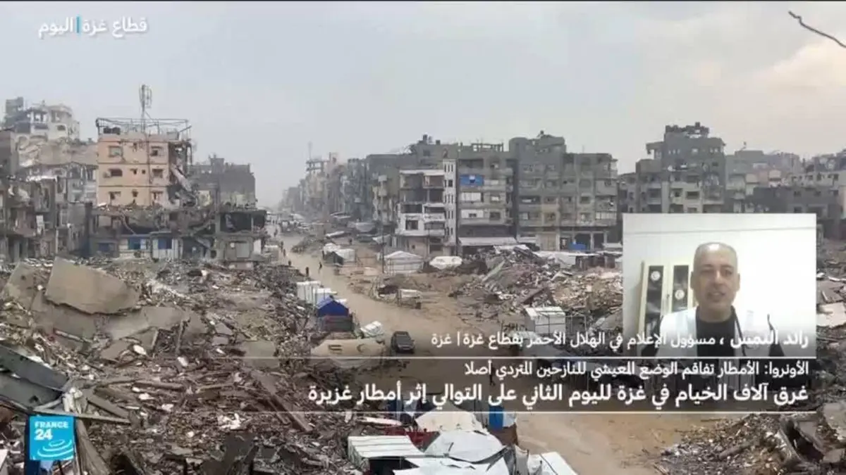 غزة: وفاة رضيعة في خان يونس بسبب البرد