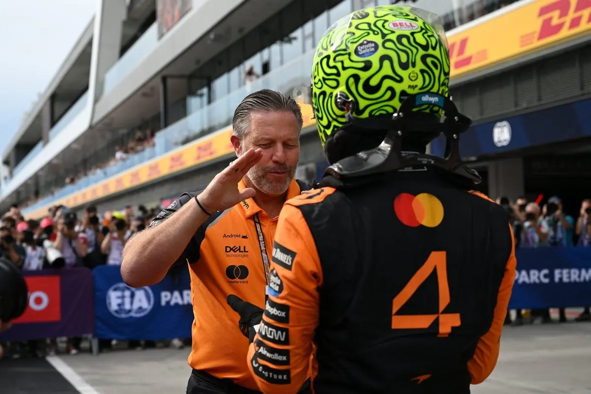 How Zak Brown could owe Lando Norris his "dream car" as video resurfaces