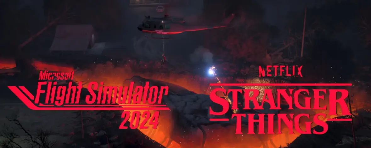 Microsoft Flight Simulator يتحول إلى عالم Stranger Things مع تحديث مجاني جديد