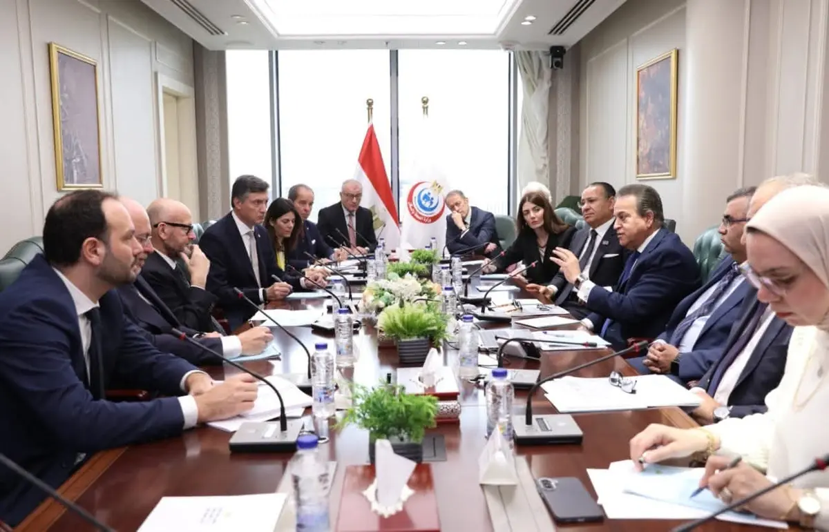 الصحة تبحث التعاون الاستثماري مع شركتي «إيني» الإيطالية و«سان دوناتو» في القطاع الصحي