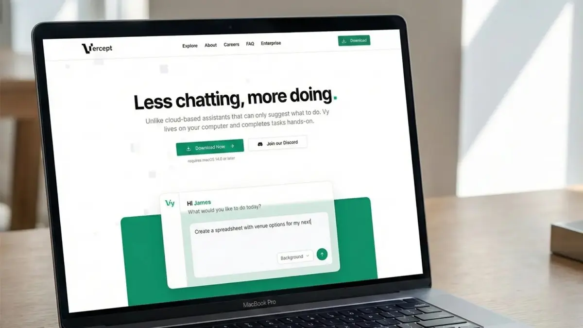 حواسيب تنفذ مهامها ذاتياً .. تعرف على وكيل الذكاء الاصطناعي “Vy”