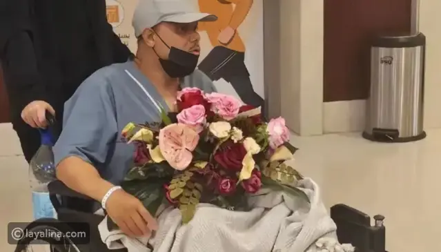 الفنان حسن اسكندراني يتعرض لحادث بتر ساقه بسبب صاروخ