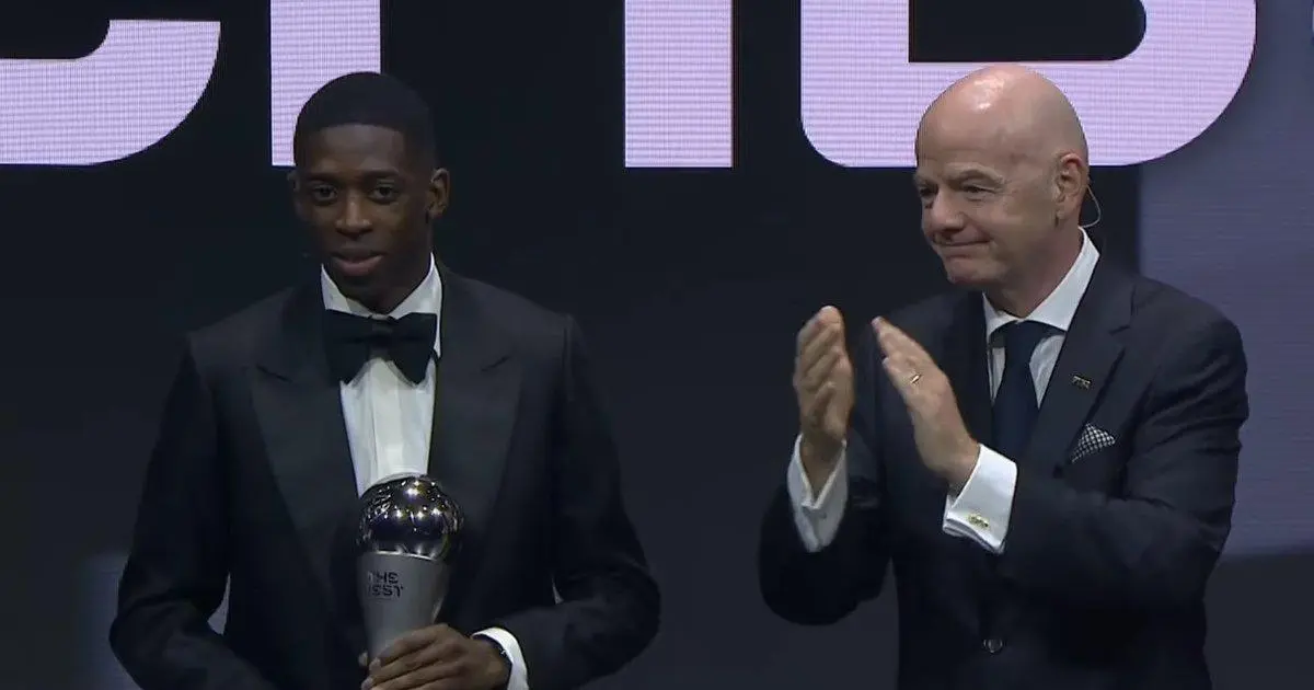 من قطر.. ديمبلي يتوج بجائزة أفضل لاعب في العالم 2025