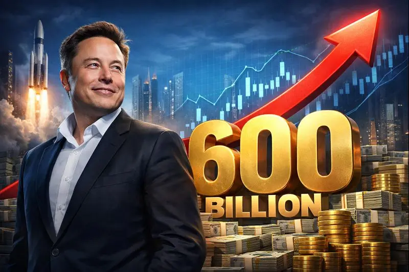 إيلون ماسك.. أول ملياردير في التاريخ يلامس سقف الـ600 مليار دولار