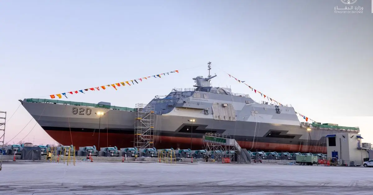 السعودية تعوّم أولى سفن "طويق" القتالية في أمريكا