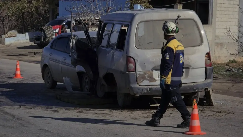 إصابة 10 مدنيين بحادثي سير في إدلب