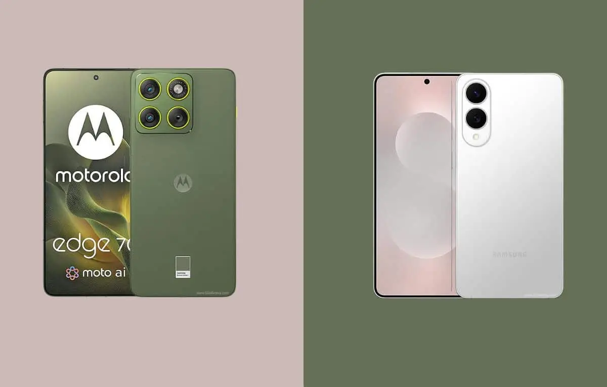 مقارنة بين هاتفي Edge 70 من موتورولا و Galaxy S25 Edge من سامسونج