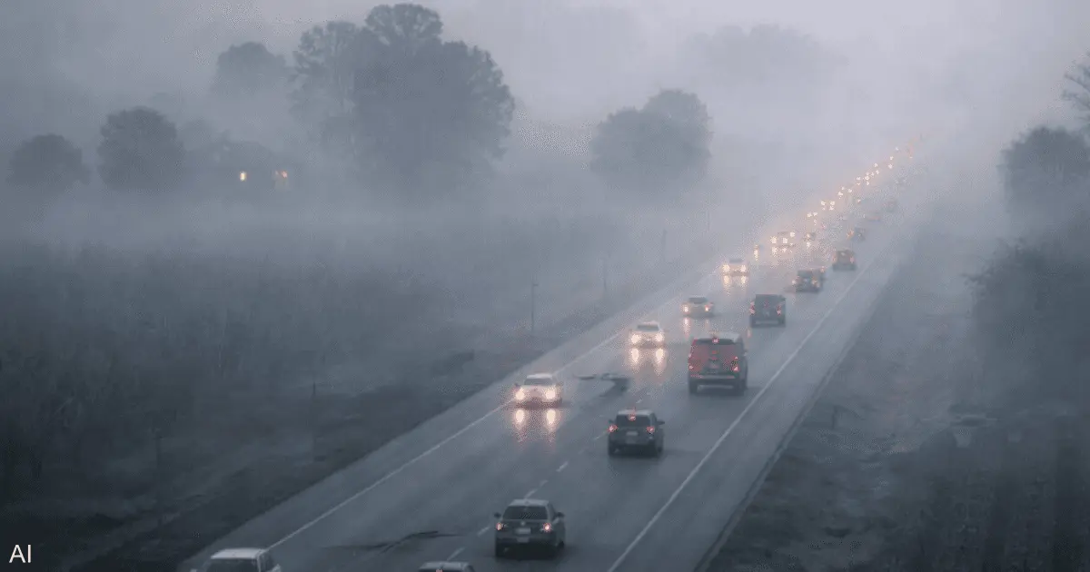 الضباب يحاصر كاليفورنيا.. وقلق صحي سببه "لغز أبيض"
