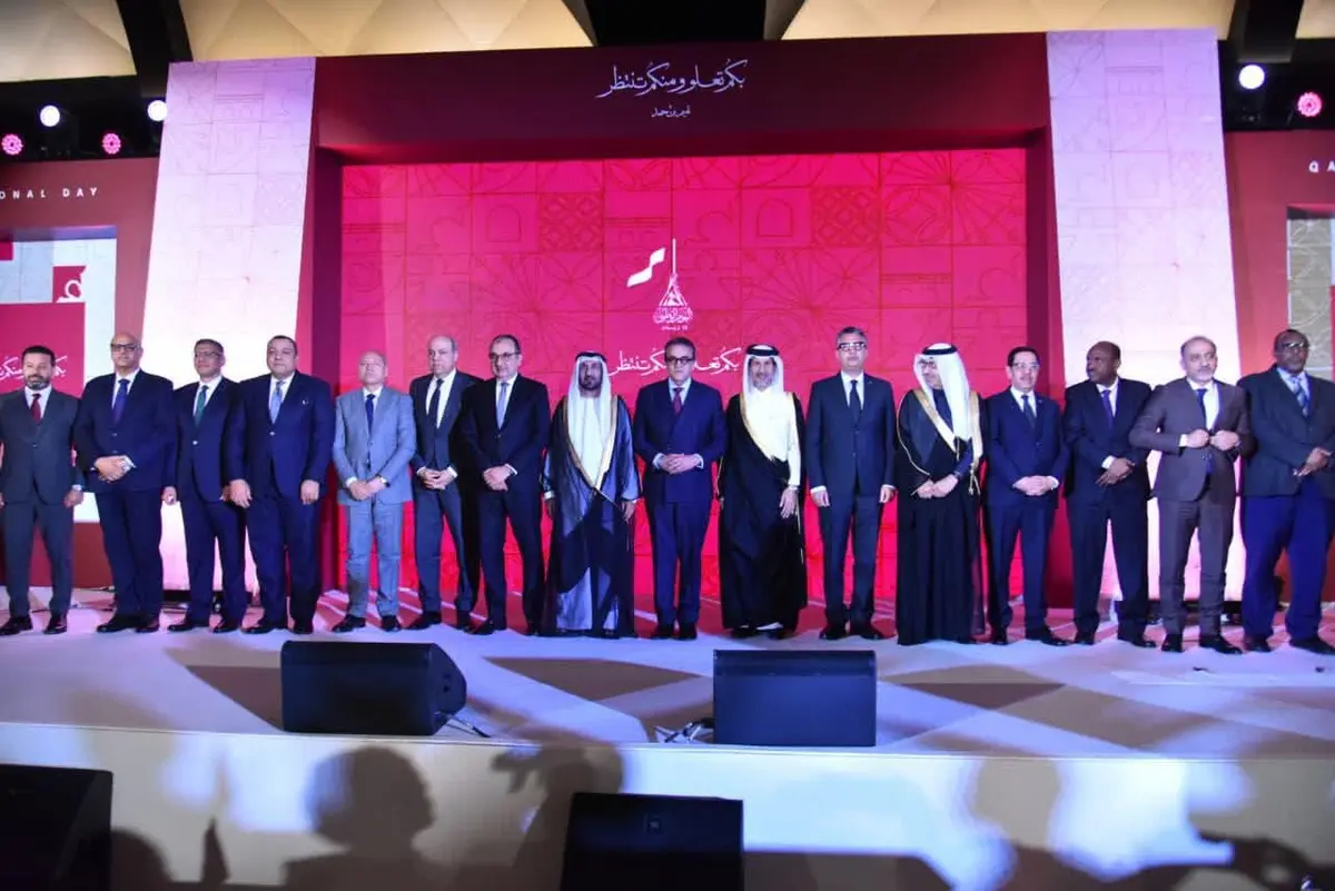 وزير الصحة يشهد احتفالية العيد الوطني لدولة قطر الشقيقة